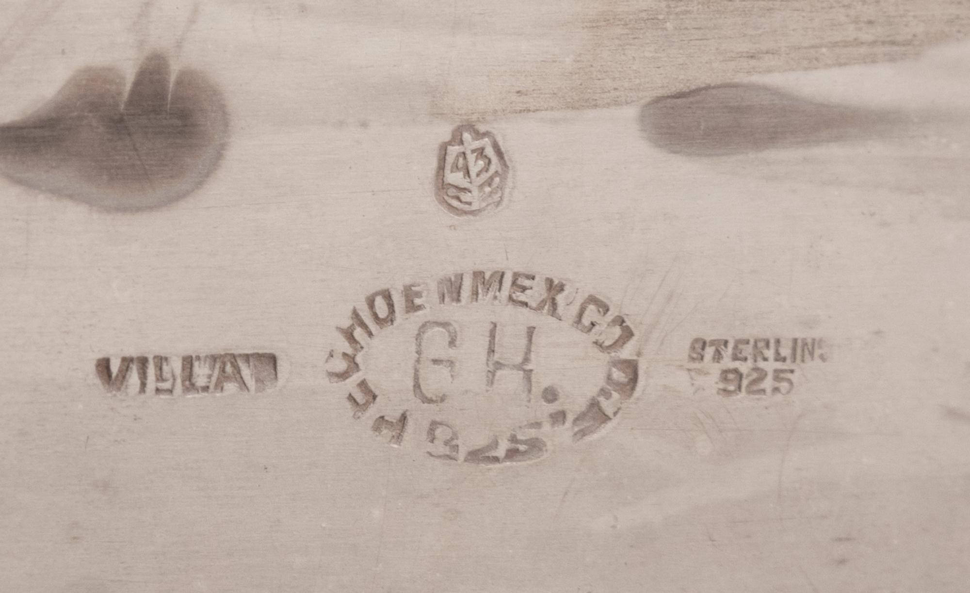A Mexican Silver Tray