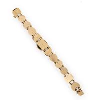 Multigem Cameo and Yellow Gold Bracelet