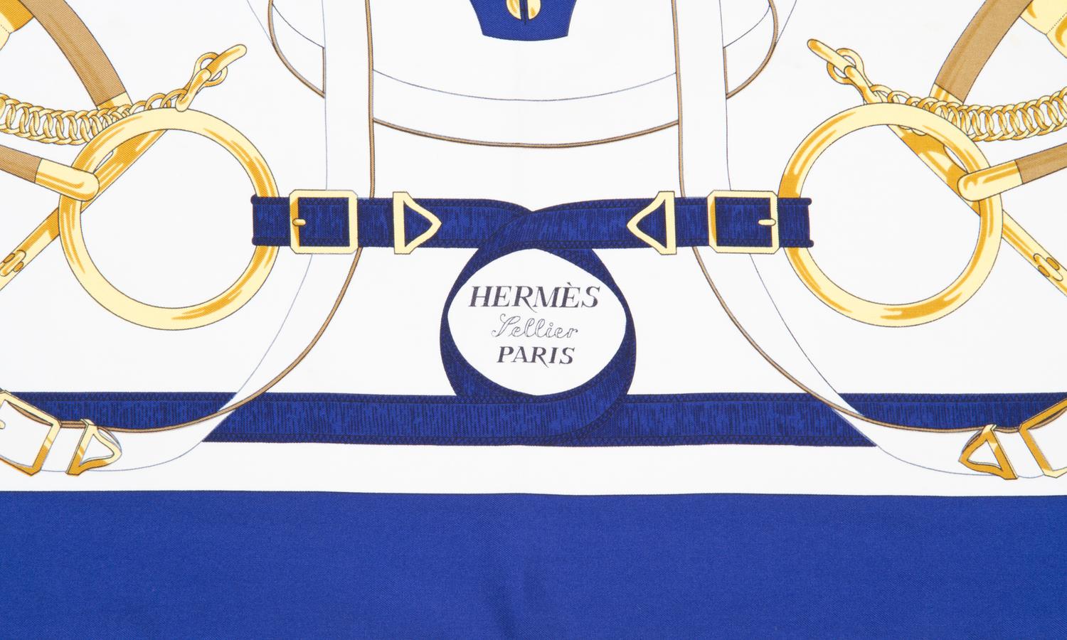 An Hermes 90cm Silk Scarf, 36" x 36".