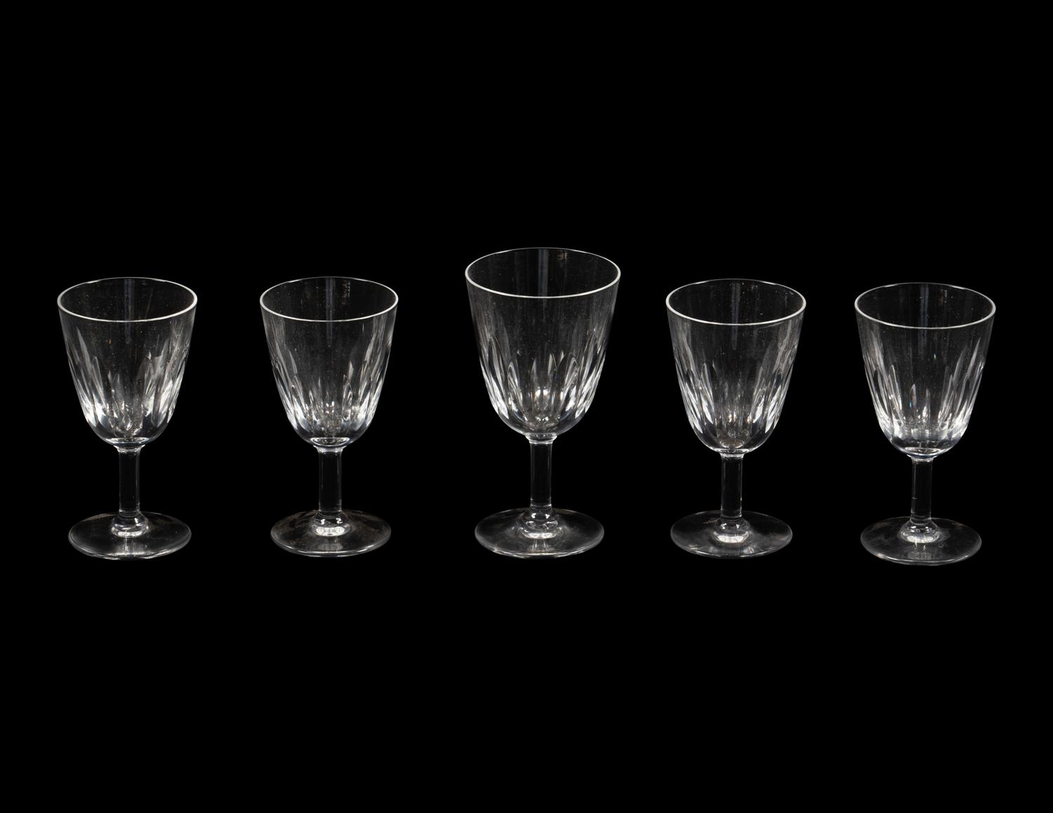 A Baccarat Lorraine Stemware Service