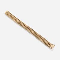 A diamond and eighteen karat gold bracelet, Van Cleef & Arpels France