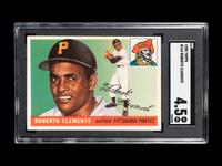 A 1955 Topps Roberto Clemente Rookie Baseball Card No. 164 (SGC 4.5 VG-EX+)