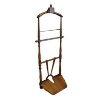 A Gentleman's Wood Valet Stand 21" W x 12" D x 52" H — Italy, 20th Century