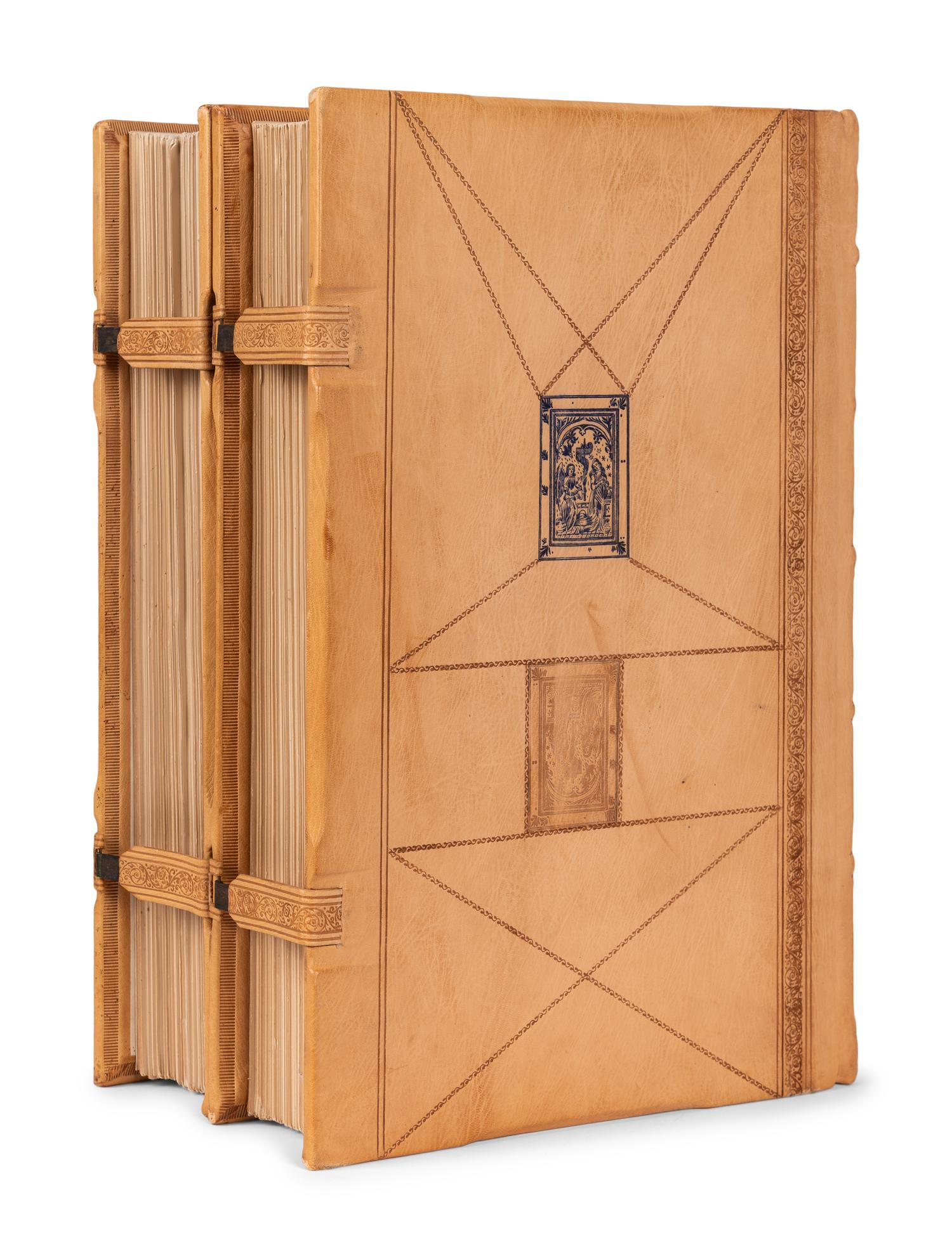 [BIBLE -- FACSIMILE] -- [GUTENBERG BIBLE]. Biblia Sacra. Paterson, NJ: Pageant Books, 1961.