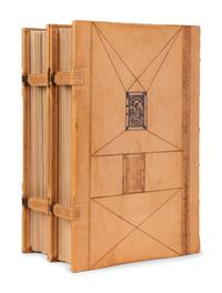 [BIBLE -- FACSIMILE] -- [GUTENBERG BIBLE]. Biblia Sacra. Paterson, NJ: Pageant Books, 1961.