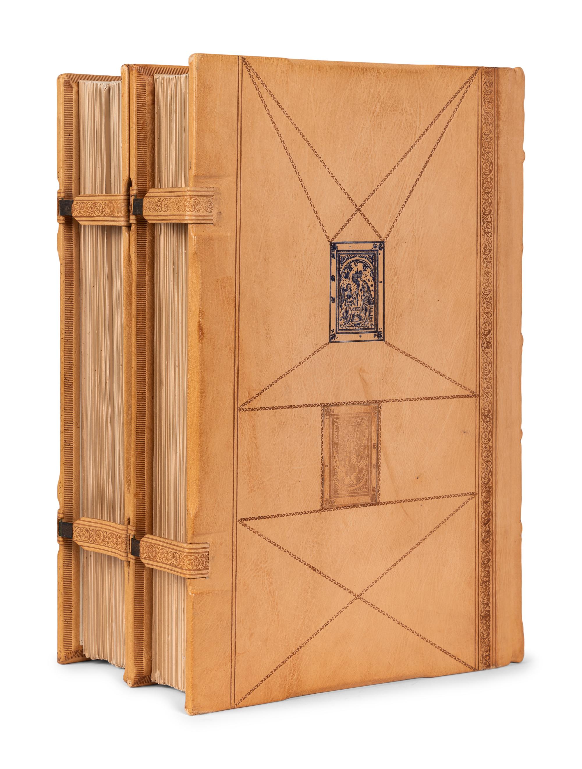 [BIBLE -- FACSIMILE] -- [GUTENBERG BIBLE]. Biblia Sacra. Paterson, NJ: Pageant Books, 1961.