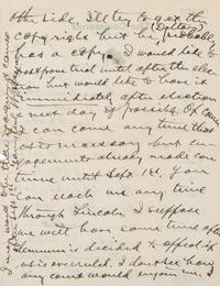 BRYAN, William Jennings (1860-1925). Autograph letter signed ("W. J. Bryan"), to Mr. Thomas. Lincoln, Nebraska, 23 July [1920?].