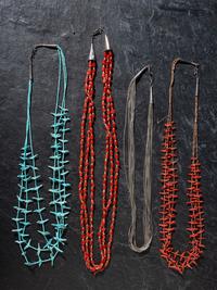 Zuni and Navajo Multi-strand Necklaces