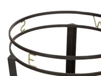 A Wrought Iron "Compass" Gueridon