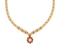 FRED, RUBY AND DIAMOND NECKLACE