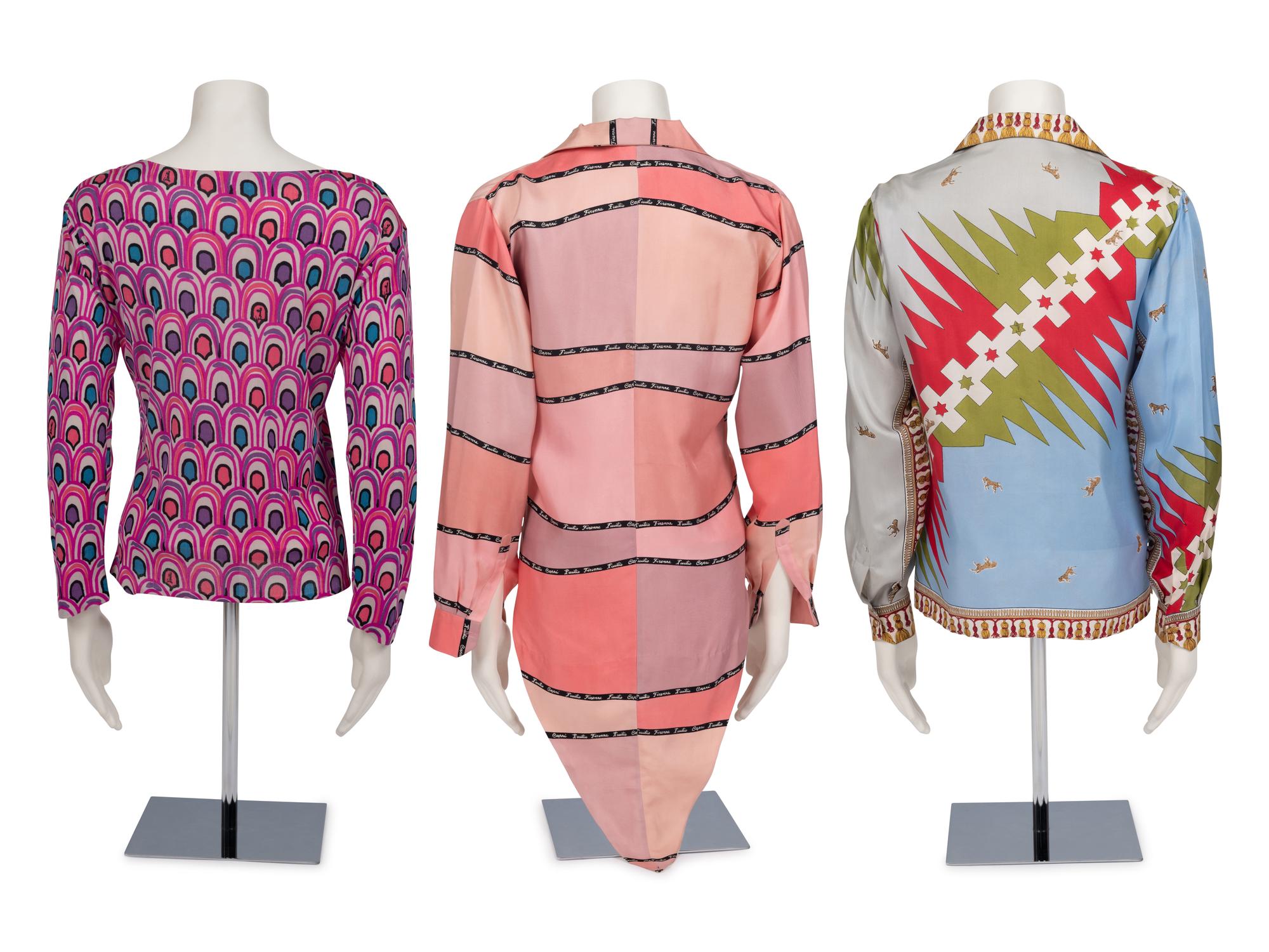 Three Emilio Pucci Tops, 1980s