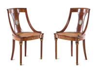 A French Gilt Bronze and Jasperware Mounted Burlwood Dining Suite