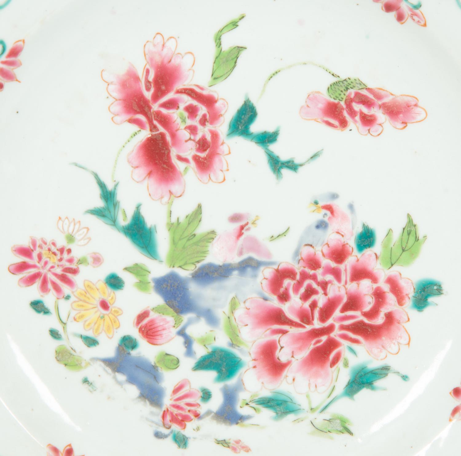 Three Chinese Export Porcelain Plates