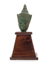 A Thai Bronze Head