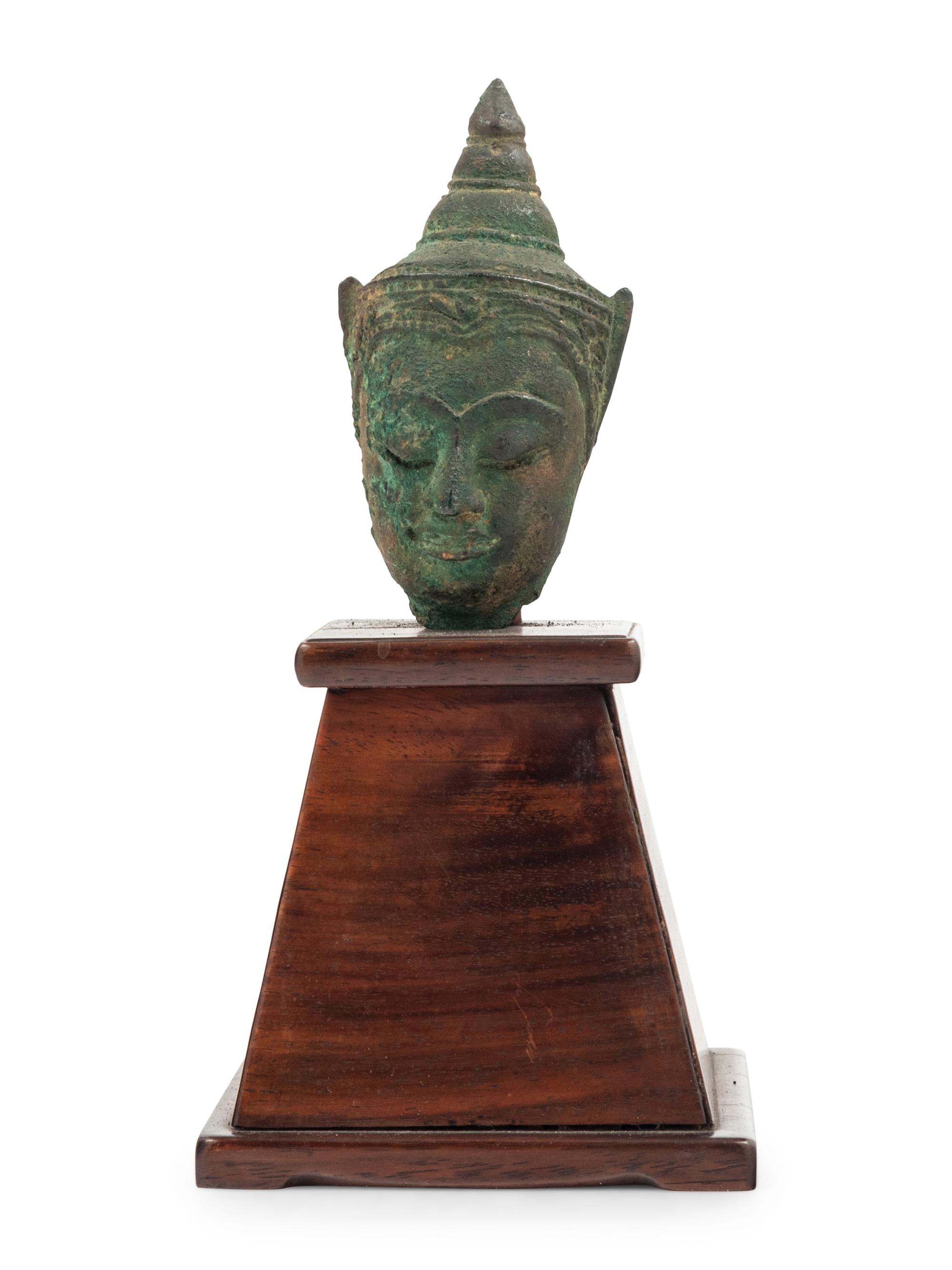 A Thai Bronze Head