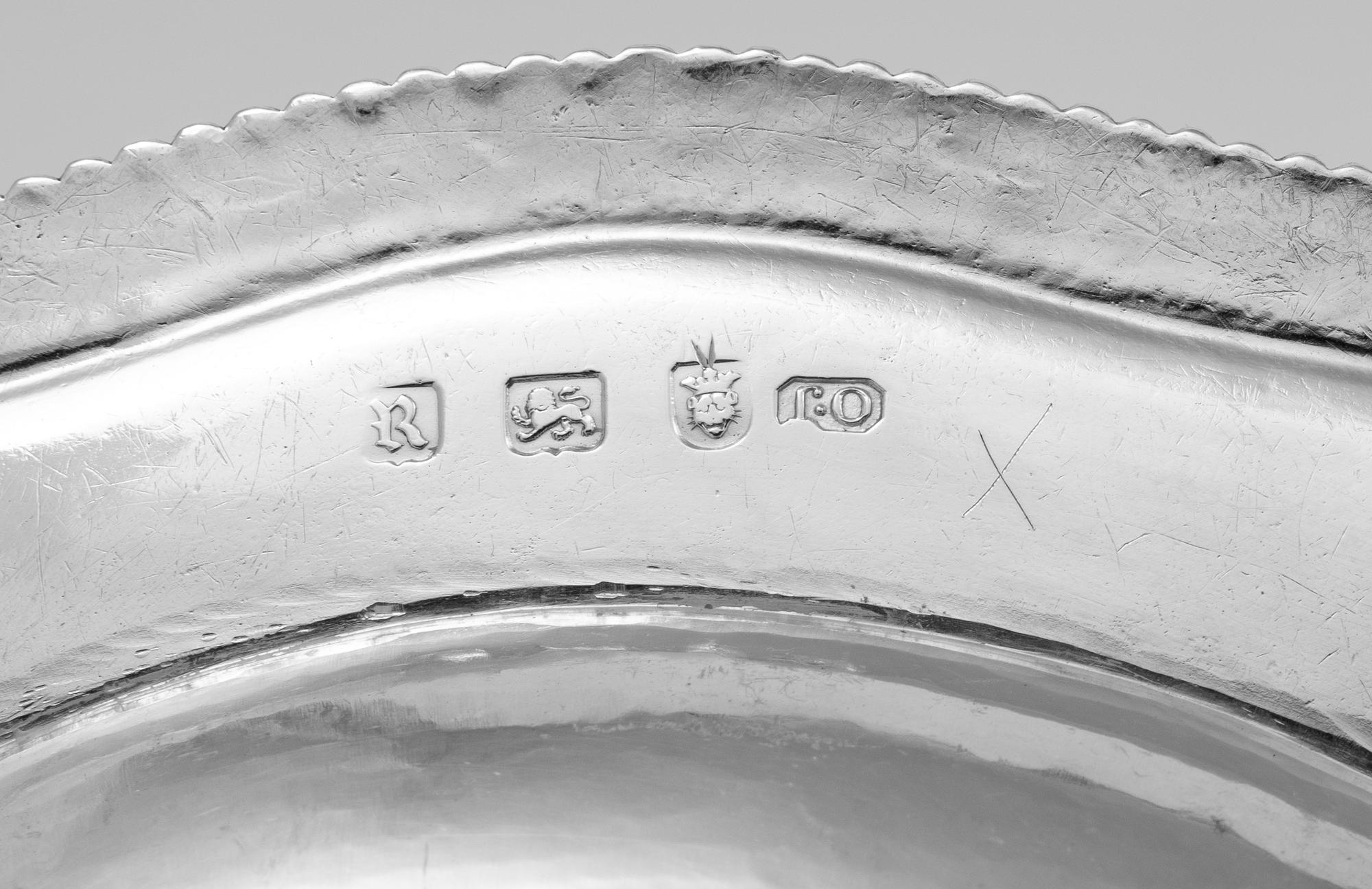 A Pair of George III Silver Soup Plates