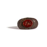 A Roman Silver and Jasper Finger Ring with the God Serapis