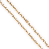Oscar Heyman, Diamond, Platinum, and Yellow Gold Necklace