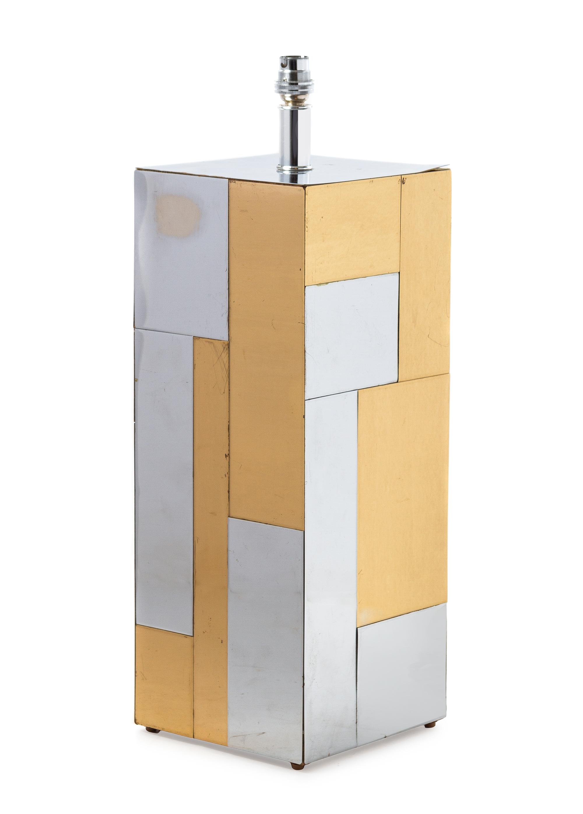 A Paul Evans Cityscape Lamp Base Height 17 7/8 inches. — CIRCA 1970