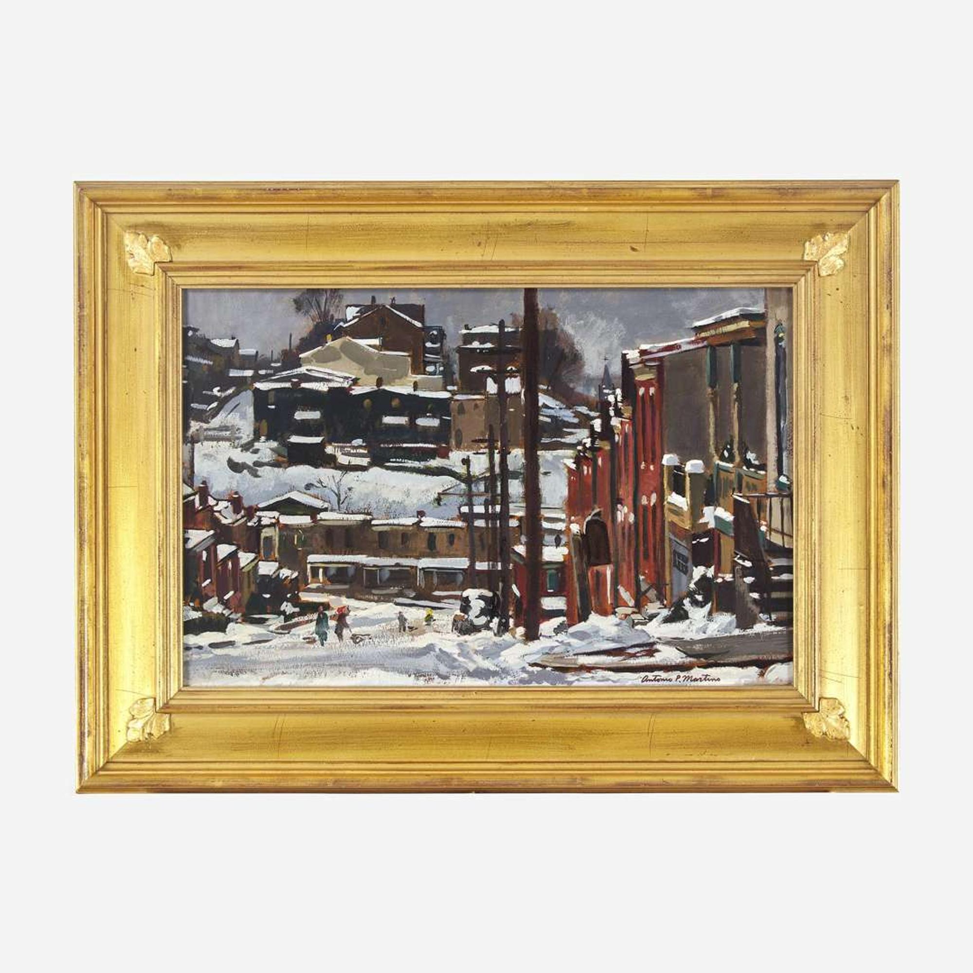Antonio Pietro Martino (American, 1902–1989) Study for February (Manayunk in the Snow)