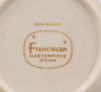 A Franciscan Porcelain Dinner Service