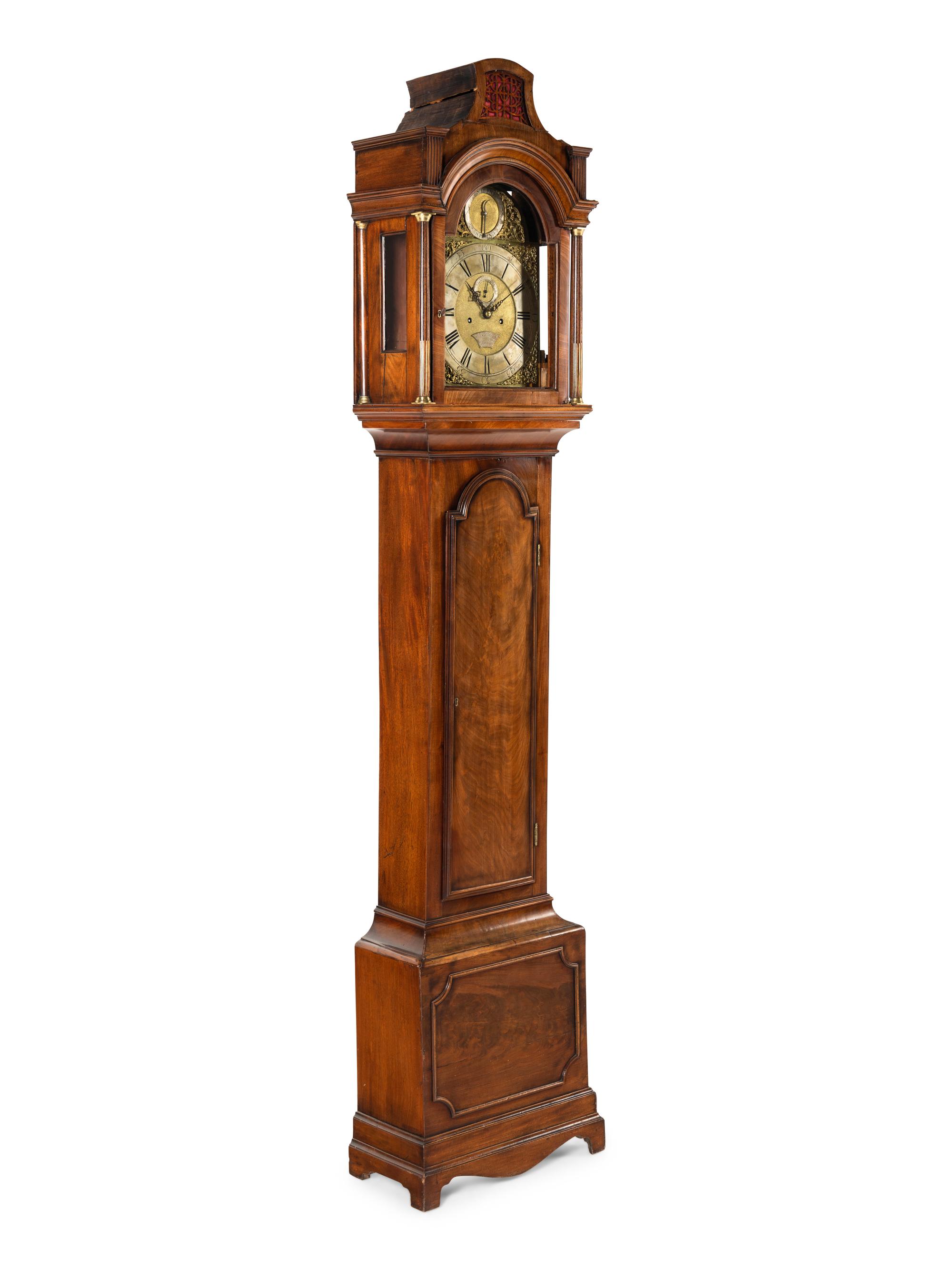 A George III Mahogany Longcase Clock