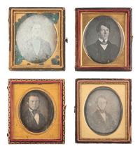 [EARLY PHOTOGRAPHY]. 23 sixth plate daguerreotypes of young, dapper men.