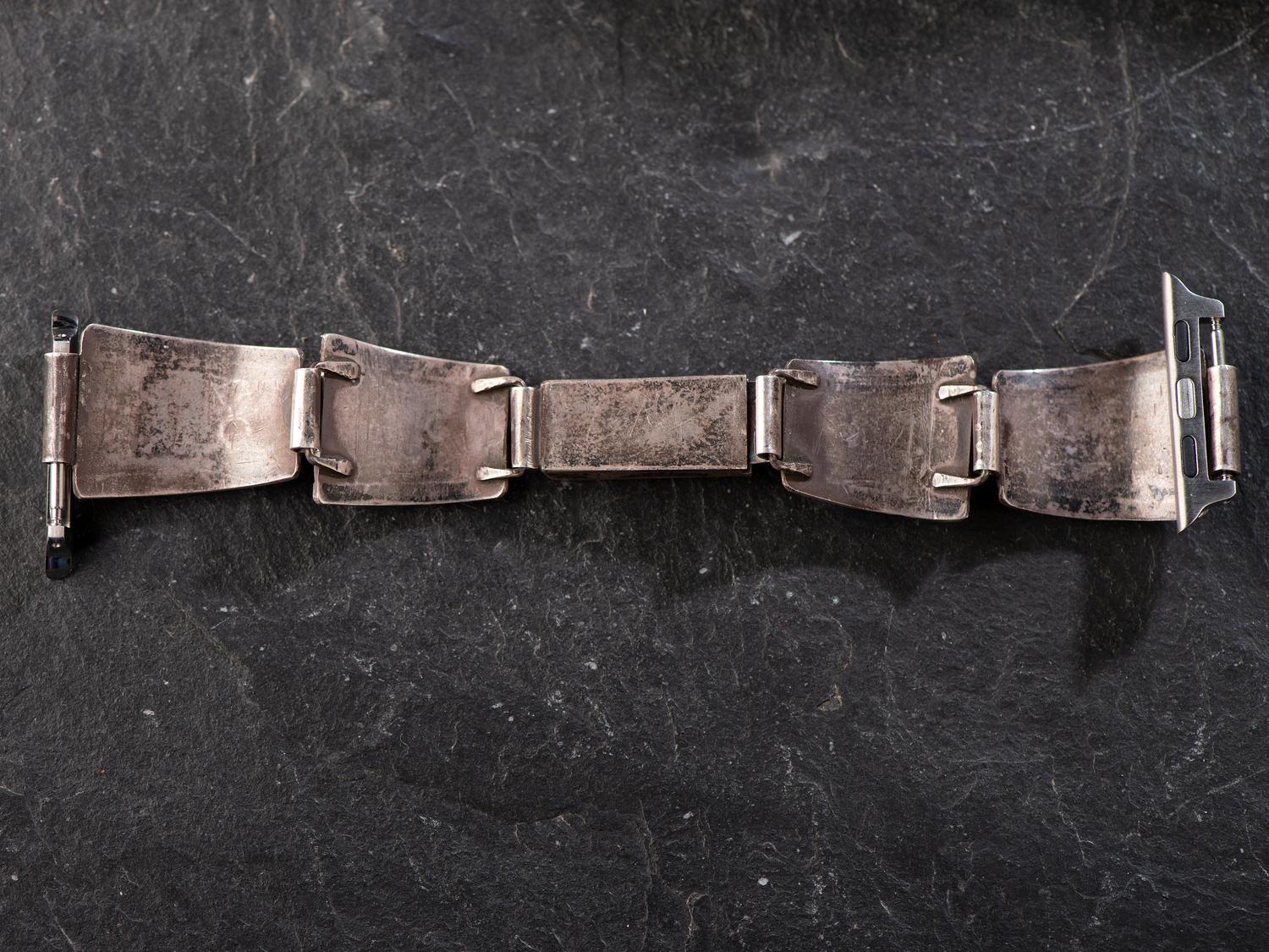 Navajo Silver and Turquoise Watch Band