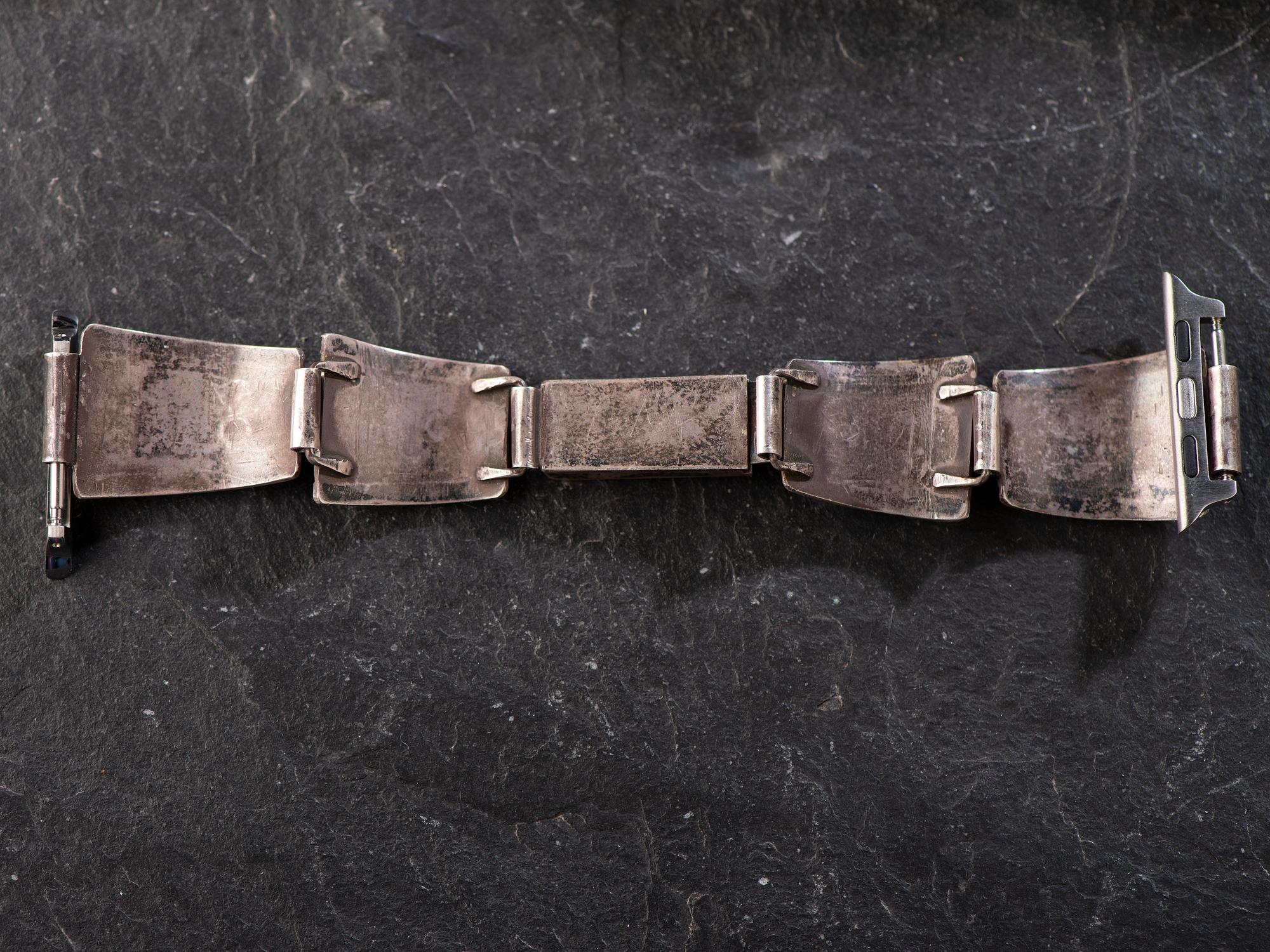 Navajo Silver and Turquoise Watch Band