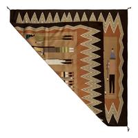 Ella Watts (Diné, 20th century) — Navajo Yeibichai Weaving [Rug]