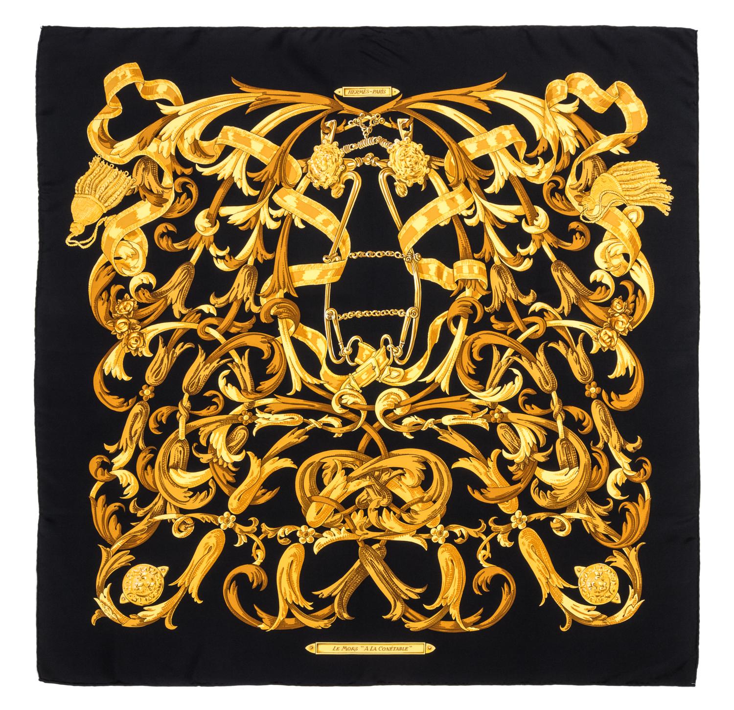 An Hermes 90cm Silk Scarf, 36"x36".