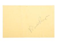 [POLITICS IN AMERICA]. A group of presidential signatures including Rutherford B. HAYES, Lyndon B. JOHNSON, Ronald REAGAN, and George H.W. BUSH.