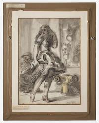 Reginald Marsh (American, 1898-1954) - Uno Committee (Picks Site Estate): A Double-Sided Work