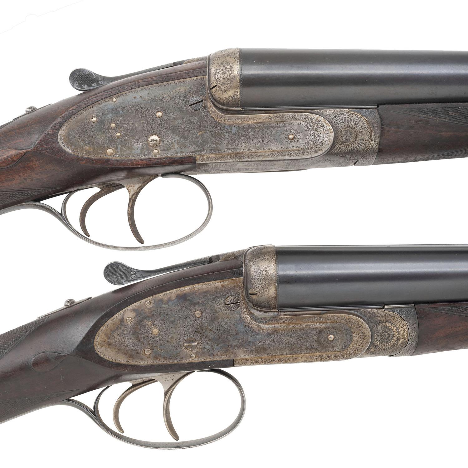 **J. Purdey & Sons Best Quality Comprised Pair of 12 Gauge Shotguns