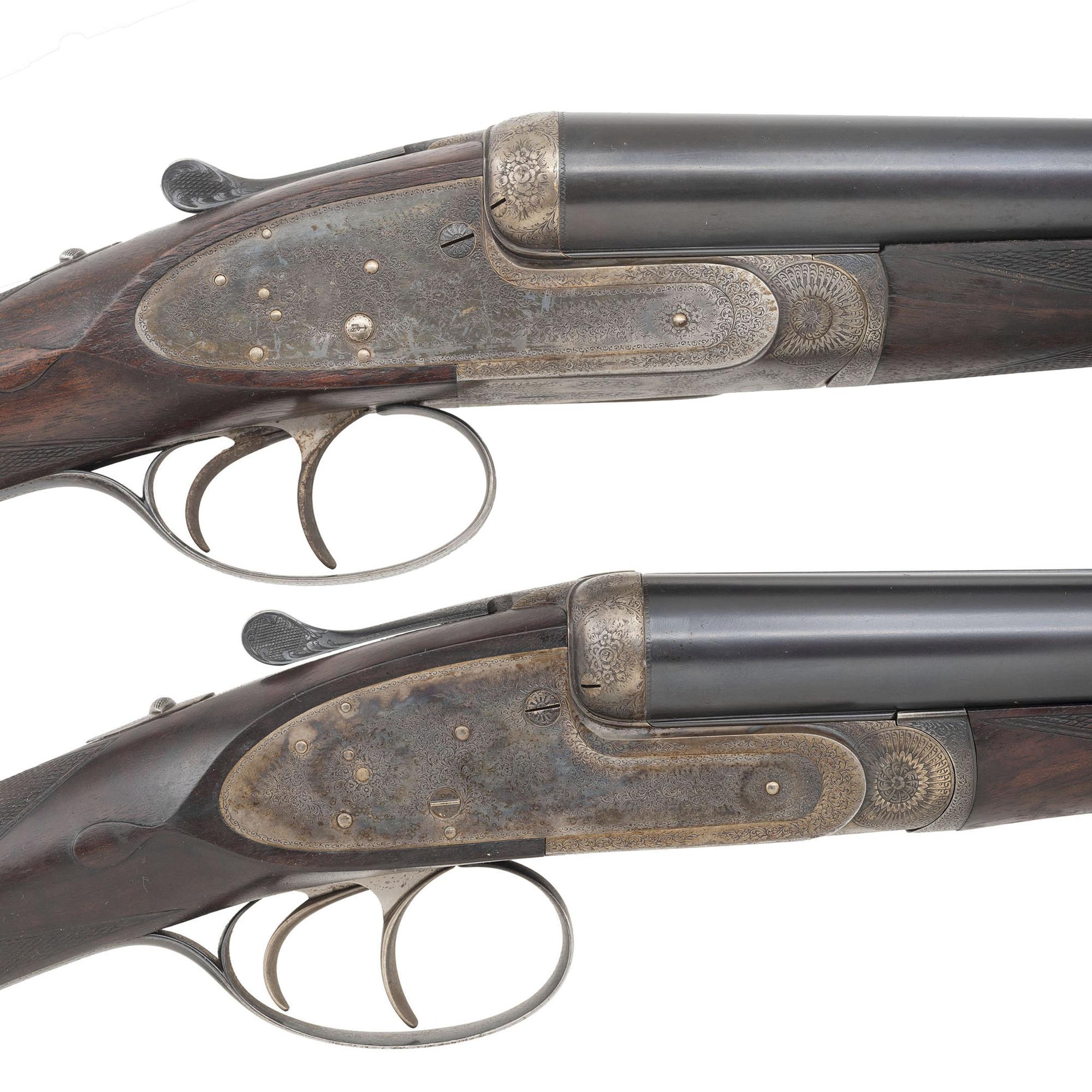 **J. Purdey & Sons Best Quality Comprised Pair of 12 Gauge Shotguns