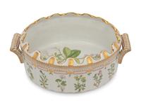 A Royal Copenhagen Flora Danica Porcelain Monteith