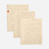 [Jefferson, Thomas] Mattoon, Ebenezer Group of 3 Autograph Letters, signed
