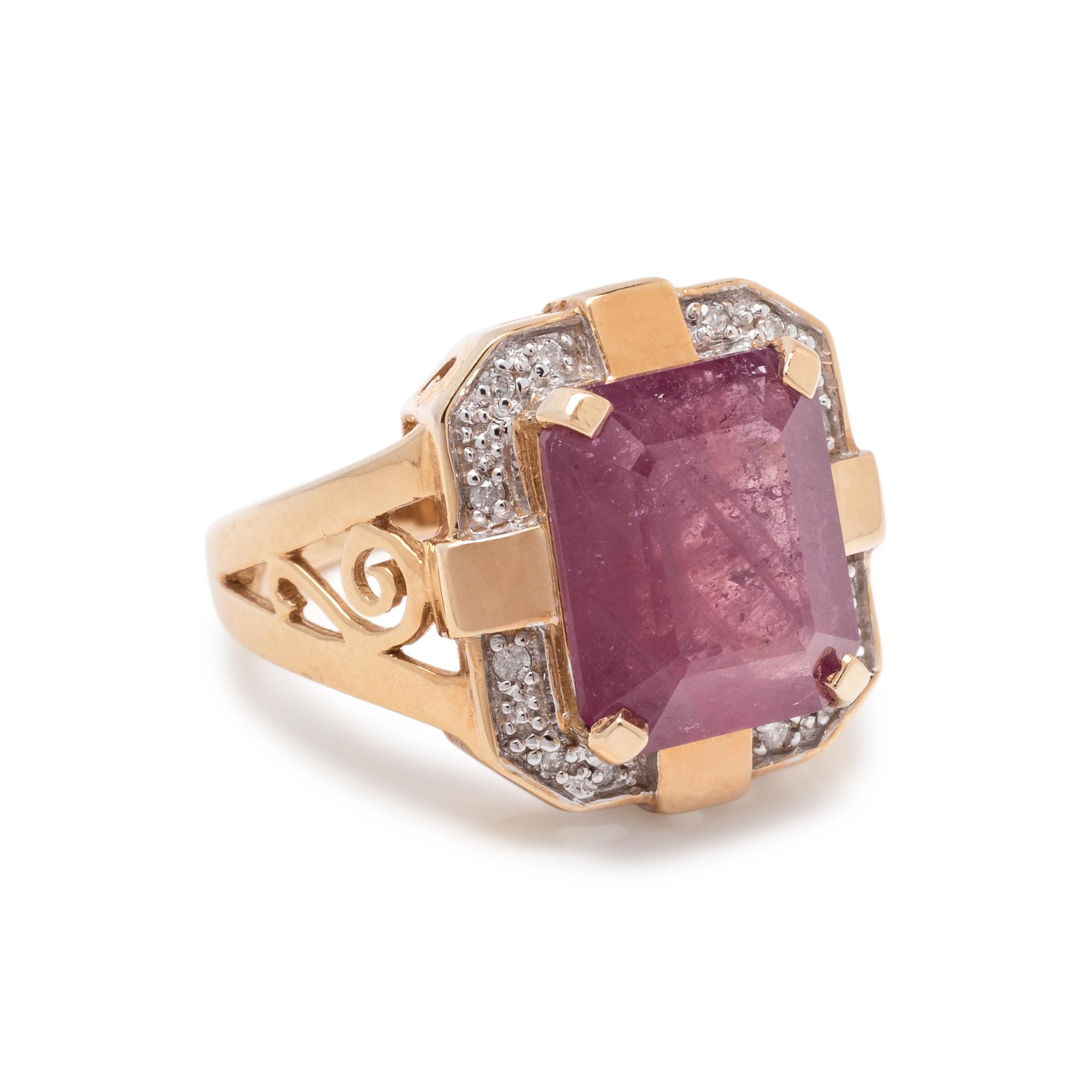 RUBY AND DIAMOND RING