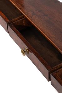 A George III Mahogany and Satinwood Hanging Etagere