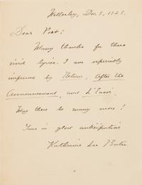 [MUSICIANS - AMERICAN]. A group of 4 manuscripts, comprising: