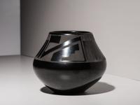 Blackware Jar, with Feathers 1943-1954