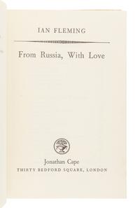 FLEMING, Ian (1908-1964). From Russia, With Love. London: Jonathan Cape, 1957.