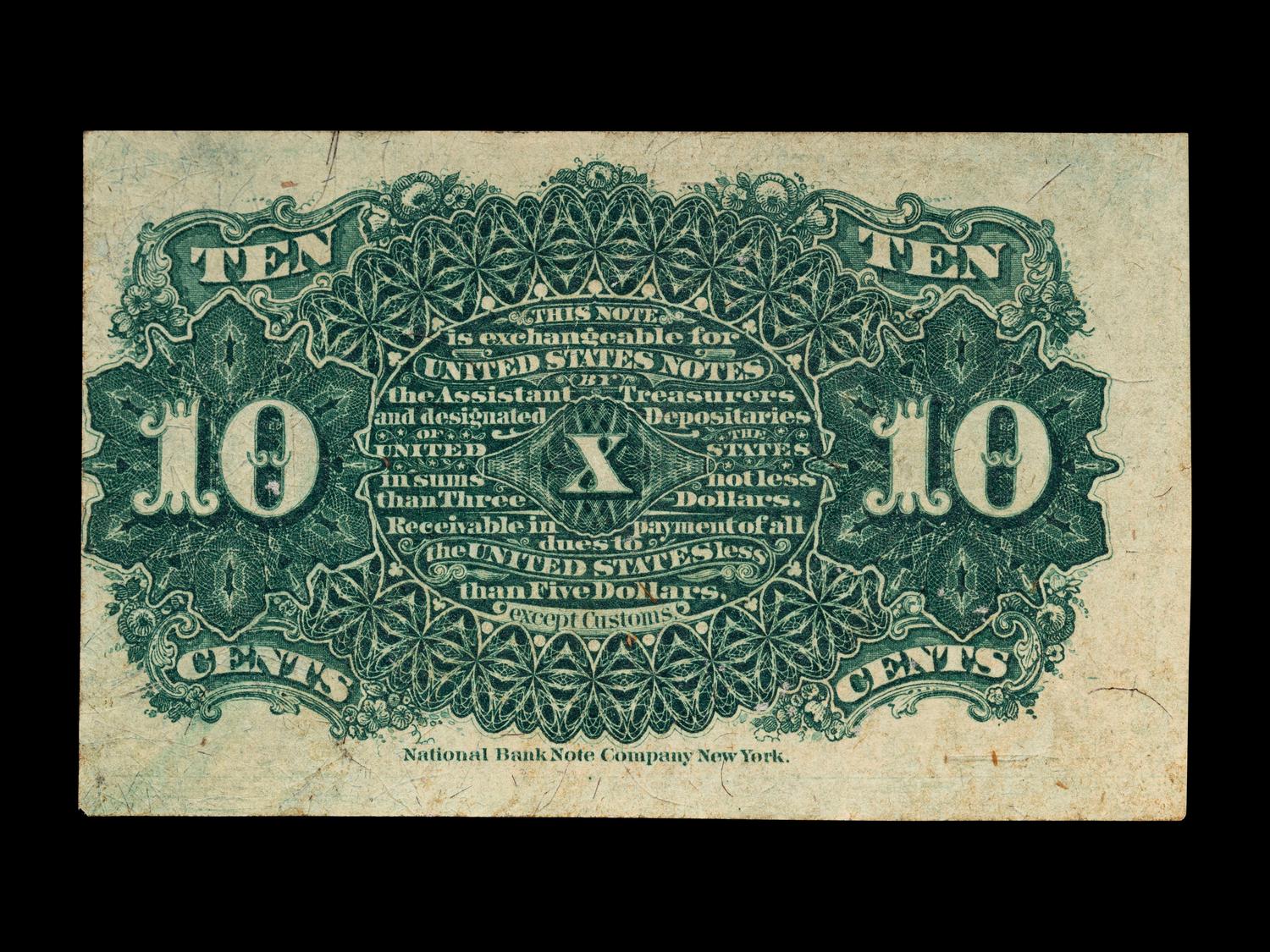 A Fourth Issue Fractional Currency 10c Note