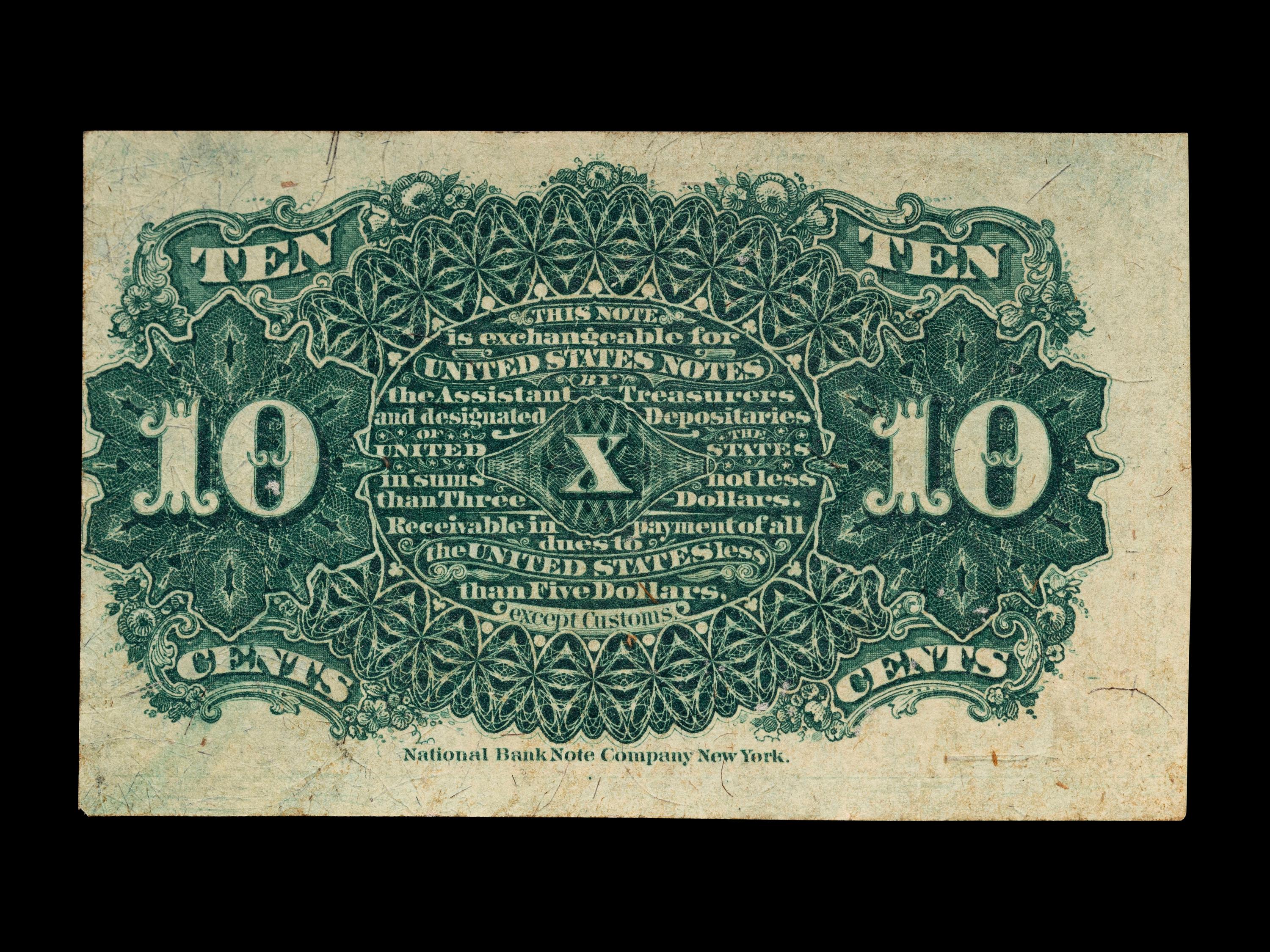 A Fourth Issue Fractional Currency 10c Note