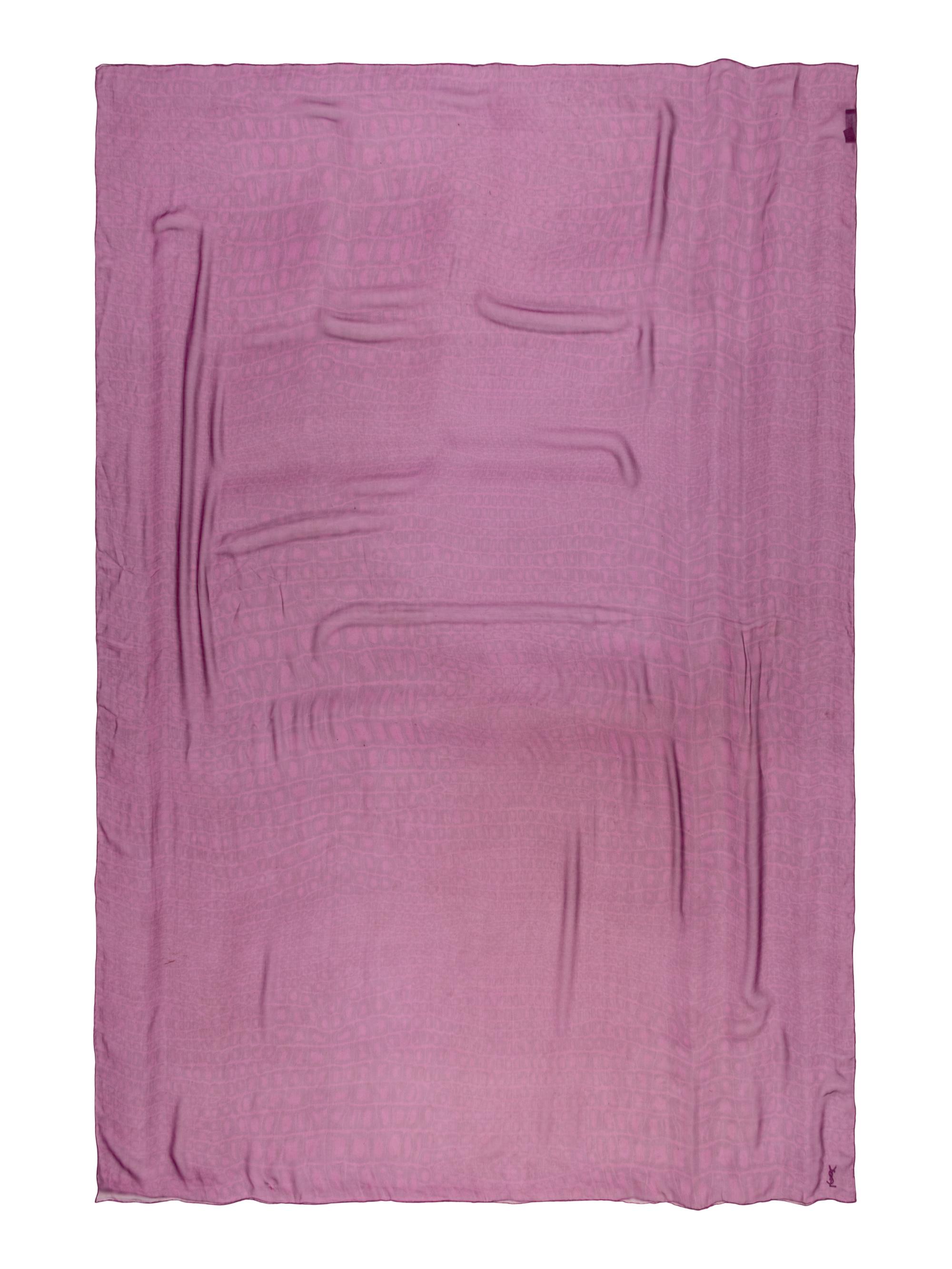 Four Designer Silk Chiffon Scarves