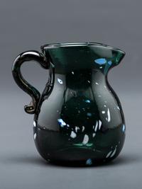 A New York Blown-Glass Pitcher in Green