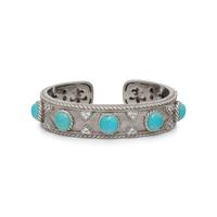 JUDITH RIPKA, SILVER AND GEMSTONE BRACELET