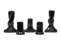 Table Setting of Santa Clara Pottery Candlestick Holders