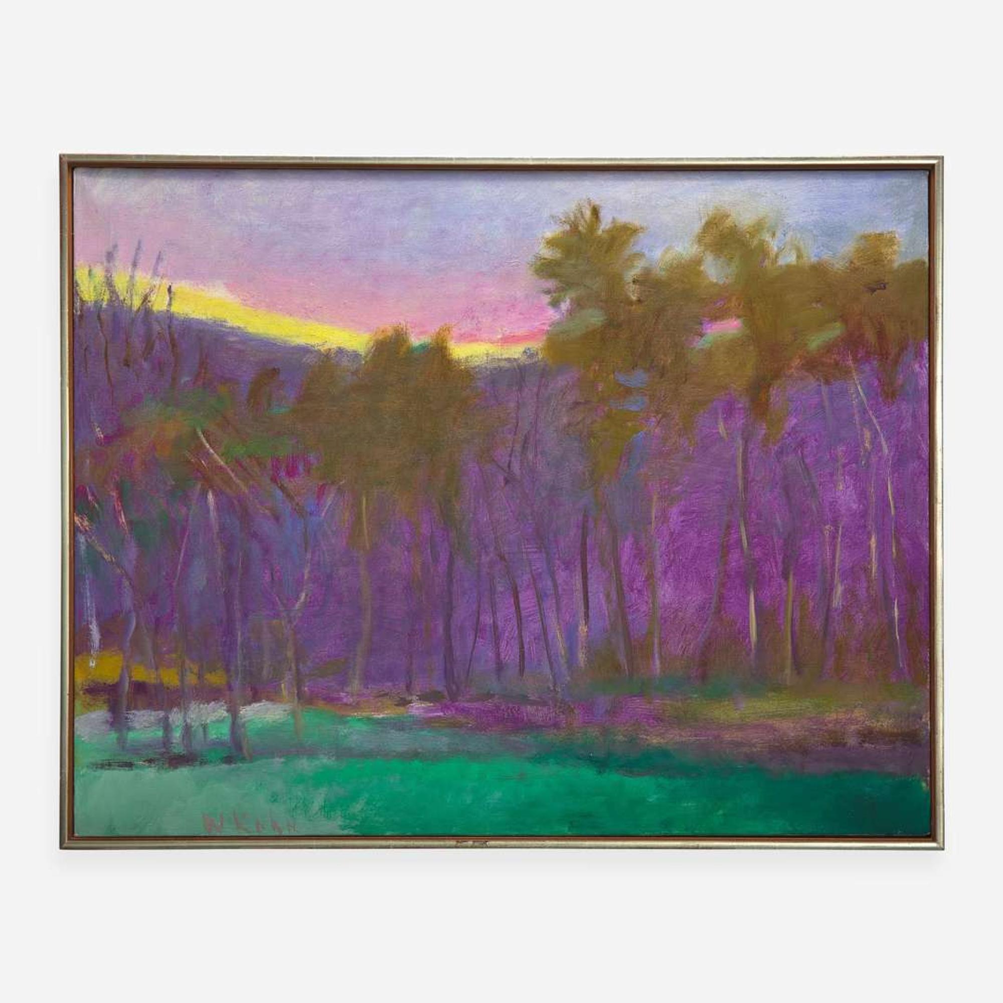 Wolf Kahn (American/German, 1927-2020) Violet Woods