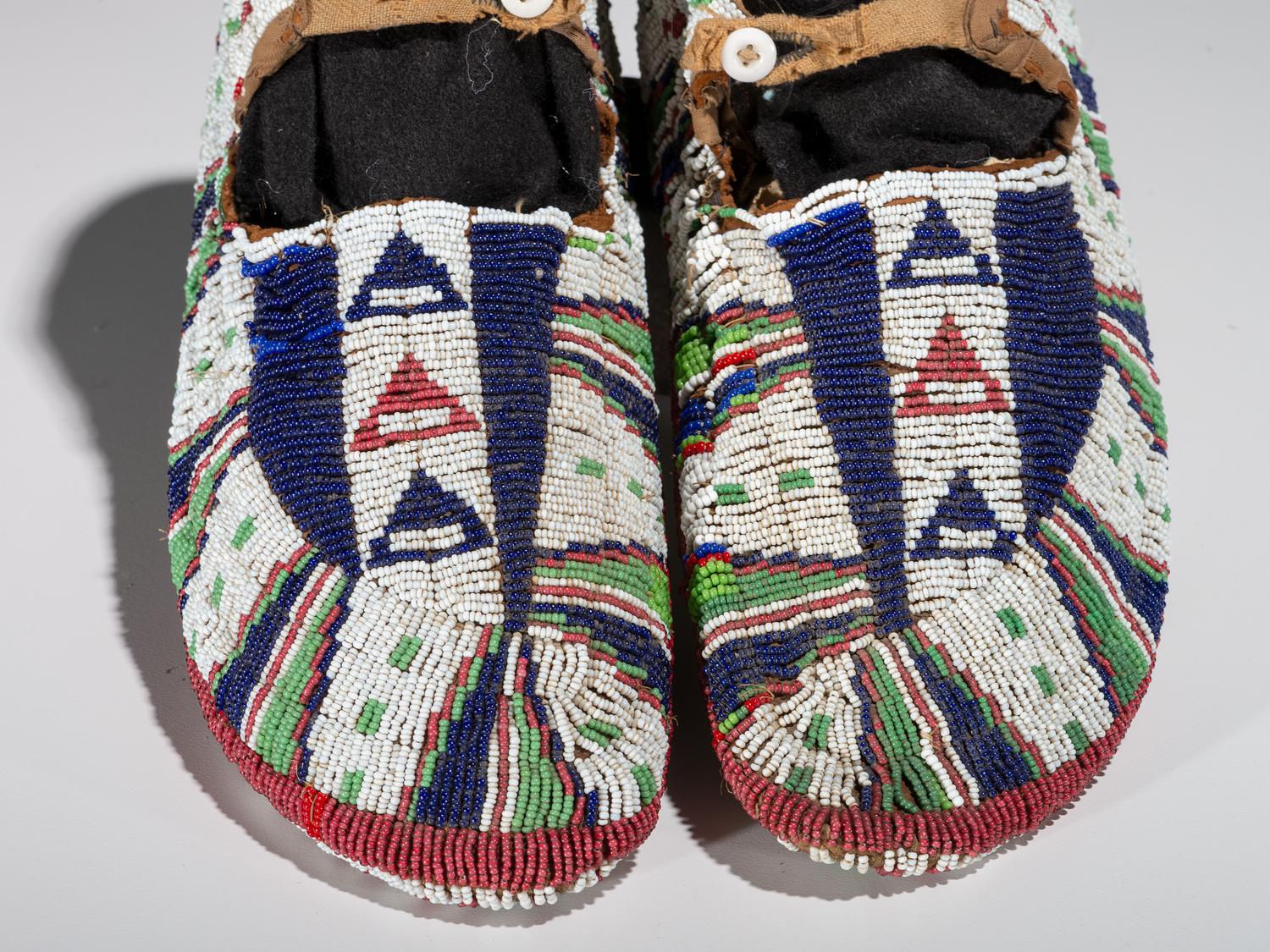Sioux Fully Beaded Moccasins